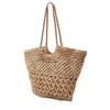 TORBA damska DUŻA SŁOMIANA pleciona plażowa KOSZYK shopper na lato