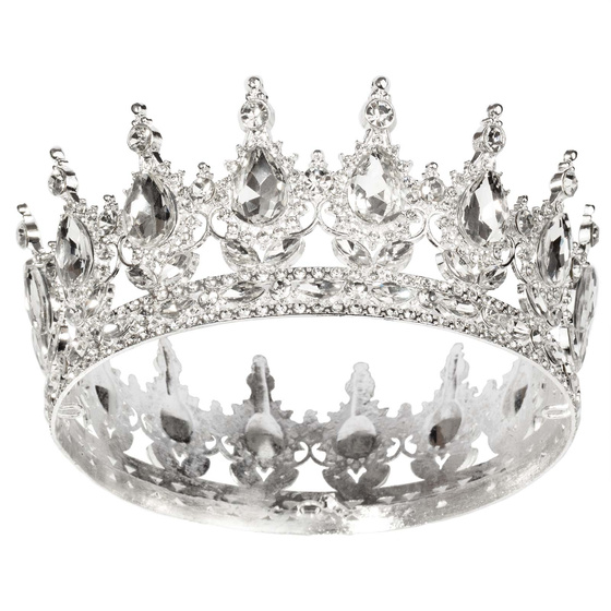 KORONA ŚLUB ozdoba do włosów diadem ŚLUBNY KRYSZTAŁY