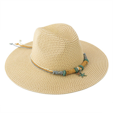 KAPELUSZ damski męski PANAMA fedora SŁOMKOWY lato ELEGANCKI