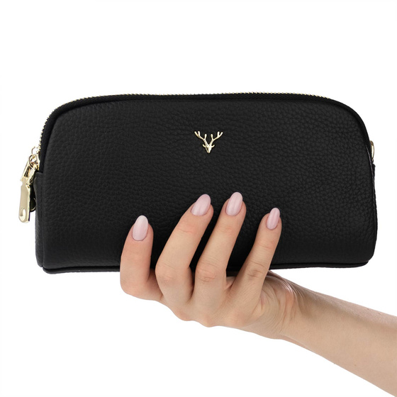 Alessio TOREBKA Damska na ramię CROSSBODY mała SKÓRA NATURALNA