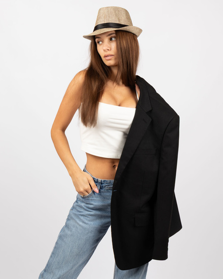 KAPELUSZ Alessio MĘSKI PLECIONY lato HAWANA letni PANAMA rozmiar 59-60