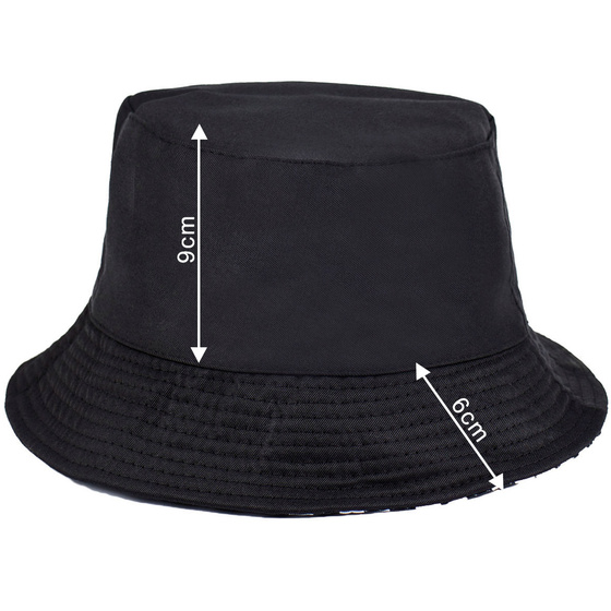 BUCKET HAT czapka dwustronna KAPELUSZ kratka