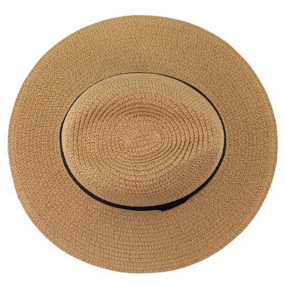 KAPELUSZ panama słomiany DAMSKI MĘSKI pleciony letni fedora SŁOMKOWY