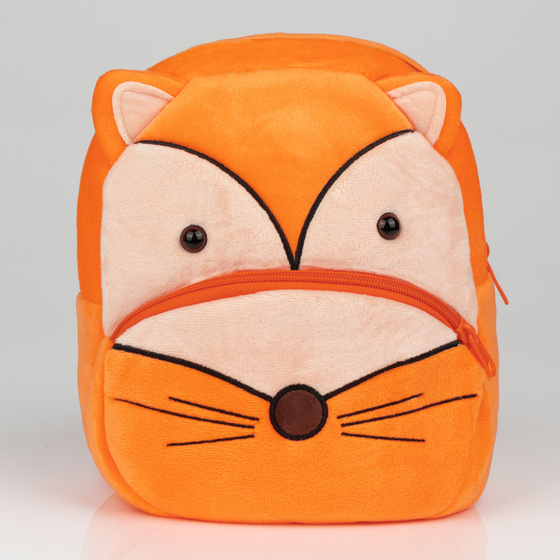 PLECAK SZKOLNY dla Dziewczynki Chłopca Przedszkolaka Fox PLUSZOWY