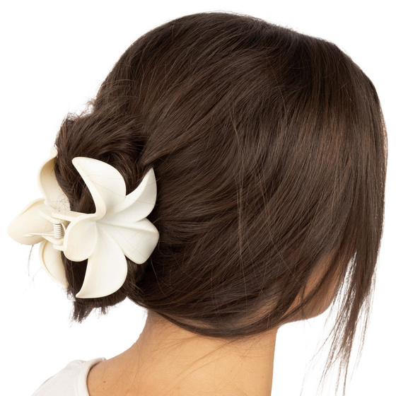 SPINKA DO WŁOSÓW klamra żabka szczęka Kwiat Plumerii KWIAT HAWAJSKI