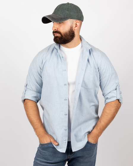 KASZKIETÓWKA czapka z daszkiem JEANS bejsbolówka