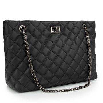 Alessio TOREBKA Damska PIKOWANA TORBA KLASYCZNA Shopper QUILTED