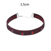 Choker mini bordowy