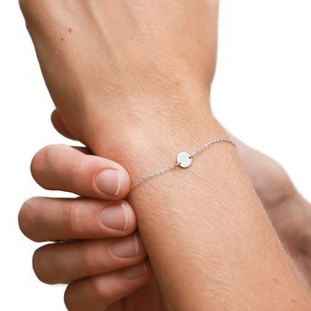 Bransoletka CELEBRYTKA kółko STAL SZLACHETNA