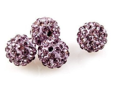 SHAMBALLA KULKA SWAROVSKI LIGHT AMETHYST 212 10mm