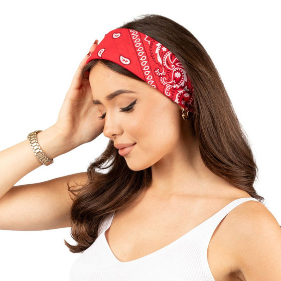 BANDAMKA BANDANA Alessio CHUSTKA CHUSTA czerwona