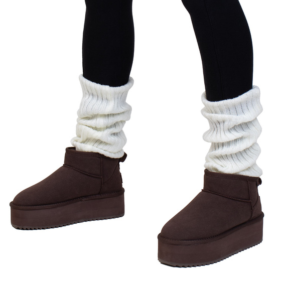 OCIEPLACZE getry na nogi DAMSKIE CIEPŁE długie ZIMA