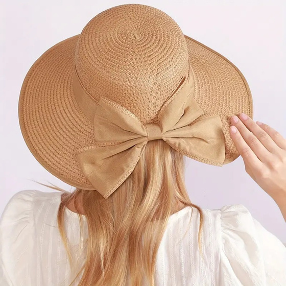 KAPELUSZ DAMSKI Alessio słomkowy boho lato plaża KOKARDA słomiany