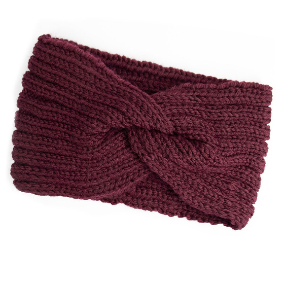 OPASKA DO WŁOSÓW zimowa TURBAN damska NA GŁOWĘ WĘZEŁ