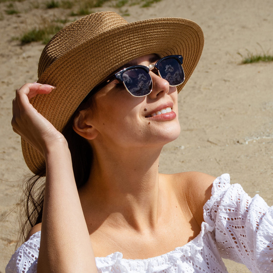 OKULARY przeciwsłoneczne NERDY klasyk POLARYZACJA damskie męskie