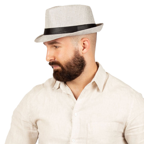 KAPELUSZ Alessio MĘSKI PLECIONY lato HAWANA letni PANAMA rozmiar 59-60