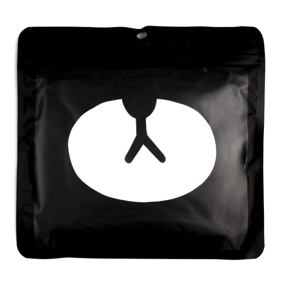 MASKA maseczka CZARNA wielorazowa MIŚ piesek