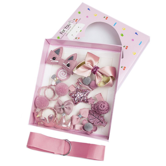 ZESTAW DLA DZIEWCZYNKI gumki SPINKI różowe PREZENT