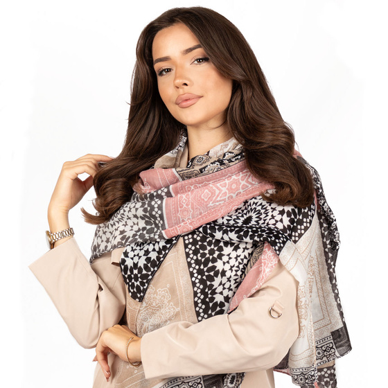 CHUSTA Damska SZAL SZALIK Alessio na SZYJĘ na GŁOWĘ chustka LEKKA ZWIEWNA