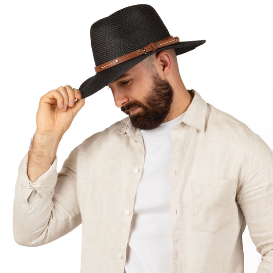 KAPELUSZ Alessio DAMSKI MĘSKI PLECIONY lato HAWANA letni PANAMA rozmiar 59