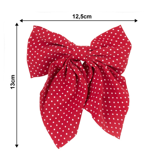 SPINKA DO WŁOSÓW kokardka do włosów elegancka modna klasyczna na klamerce