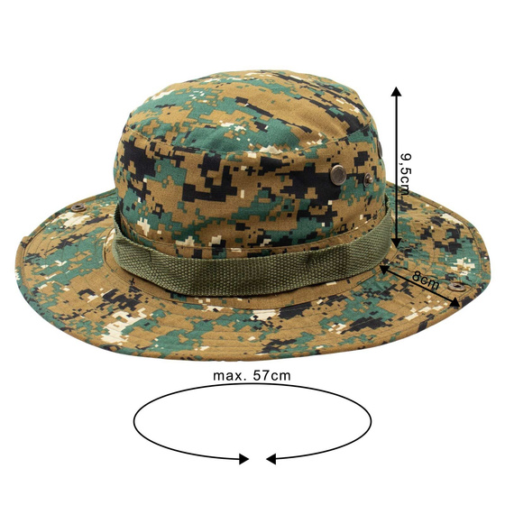 KAPELUSZ letni na ryby MĘSKI WĘDKARSKI bucket BONNIE HAT rybacki