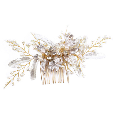 OZDOBA ŚLUBNA do włosów DAMSKA GRZEBYK perełki ŚLUB