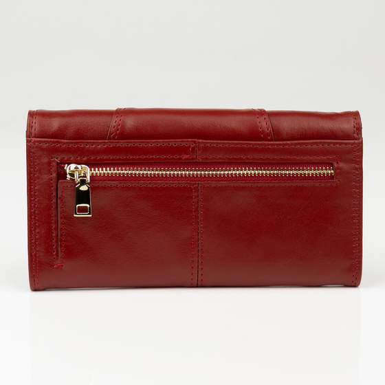 Alessio PORTFEL damski SKÓRA NATURALNA blokada RFID