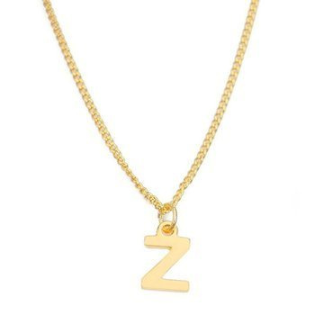 NASZYJNIK damski POZŁACANY 24k litera Z mała