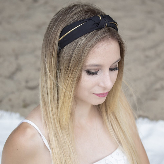 OPASKA DO WŁOSÓW supeł WĘZEŁ sztywna turban PIN UP