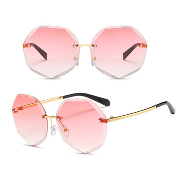 OKULARY przeciwsłoneczne damskie RÓŻOWE szkła