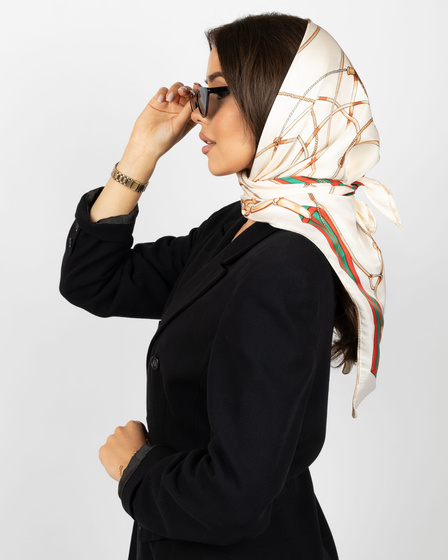 CHUSTA Damska SZAL SZALIK Alessio na SZYJĘ na GŁOWĘ chustka LEKKA ZWIEWNA