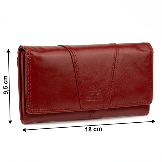 Alessio PORTFEL damski SKÓRA NATURALNA blokada RFID