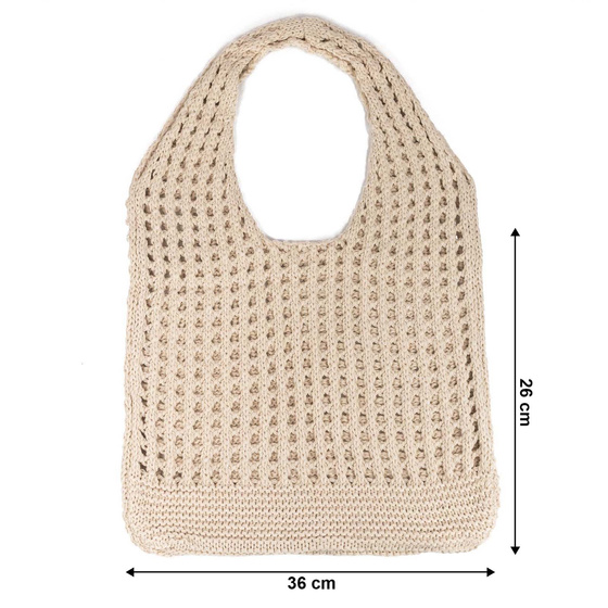 Alessio TORBA DAMSKA NA ZAKUPY na ramię torebka miejska shopperka BOHO