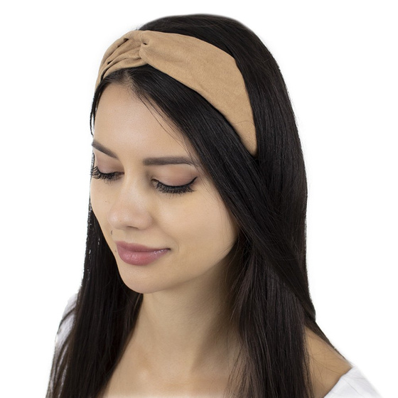 OPASKA DO WŁOSÓW na gumce TURBAN na głowę damska WĘZEŁ