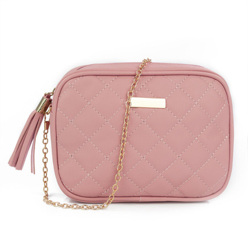 Alessio TOREBKA Damska PIKOWANA na ramię łańcuszek QUILTED CROSSBODY