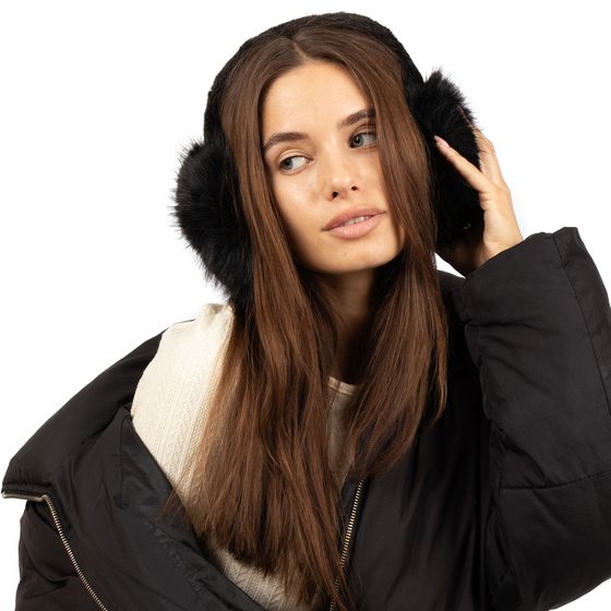 NAUSZNIKI ZIMOWE Alessio OCIEPLANE pluszowe CIEPŁE FUTERKO SŁUCHAWKI