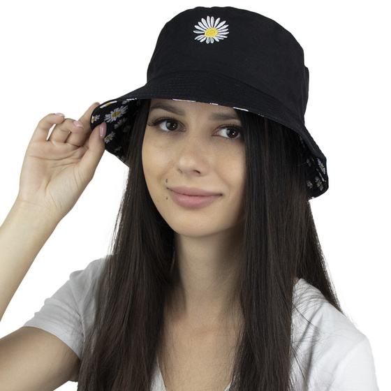 BUCKET HAT czapka dwustronna KAPELUSZ rybacki