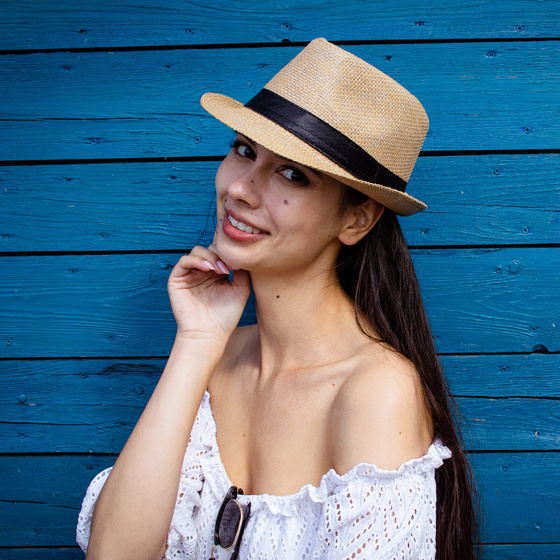 KAPELUSZ MĘSKI DAMSKI SŁOMKOWY HAWANA letni PANAMA lato