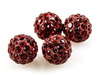 SHAMBALLA KULKA SWAROVSKI GARNET 241 10mm