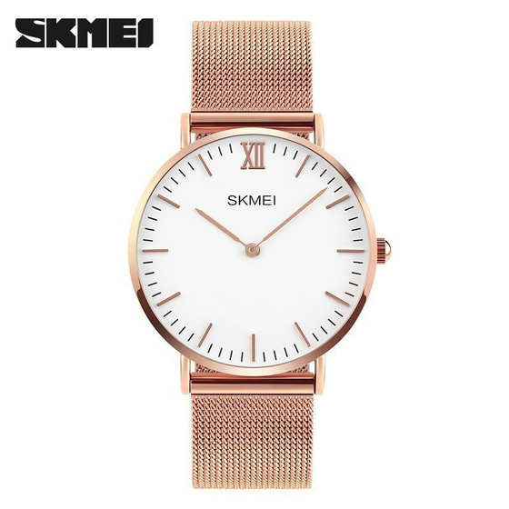 Zegarek SKMEI 1181 bransoleta MESH rose gold