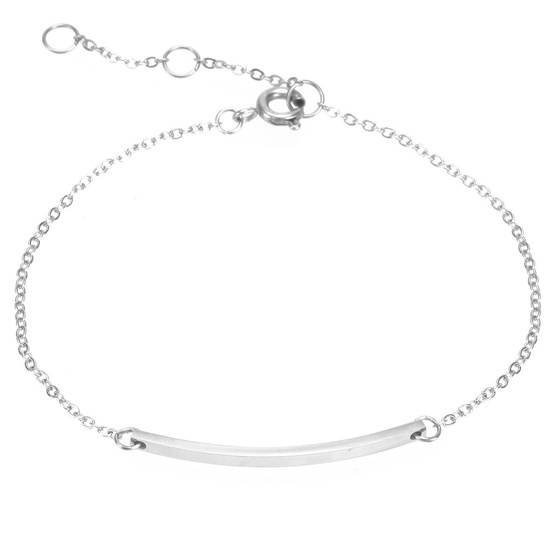 Bransoletka CELEBRYTKA blaszka STAL SZLACHETNA