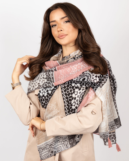 CHUSTA Damska SZAL SZALIK Alessio na SZYJĘ na GŁOWĘ chustka LEKKA ZWIEWNA