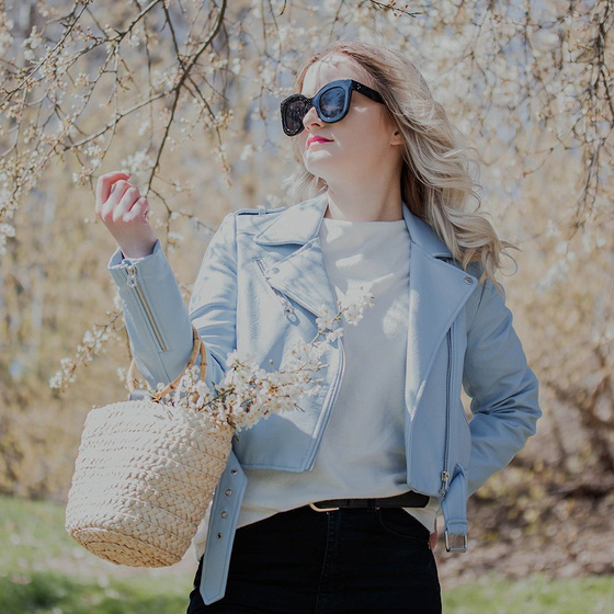 OKULARY damskie KOCIE OKO przeciwsłoneczne CZARNE