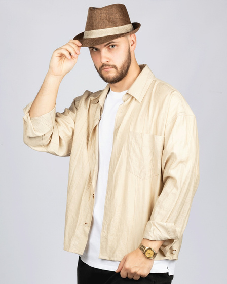 KAPELUSZ Alessio MĘSKI damski PLECIONY lato HAWANA letni PANAMA