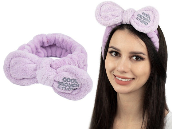 OPASKA do włosów KOSMETYCZNA uszka LILIOWA