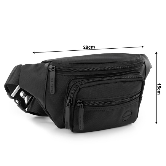 Alessio SASZETKA Torebka BIODRÓWKA NERKA męska POJEMNA TOP JAKOŚĆ