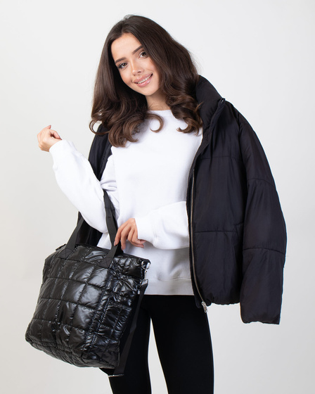 Alessio TOREBKA Damska PIKOWANA TORBA KLASYCZNA Shopper QUILTED