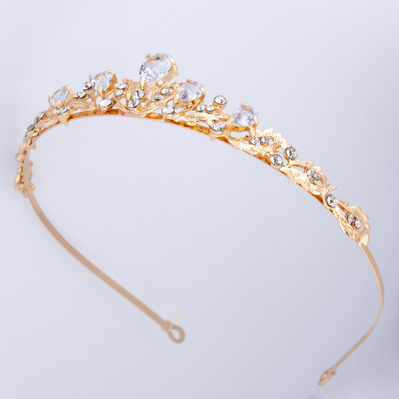 Ozdoba ŚLUBNA korona damska kryształ TIARA DIADEM ślub elegancka