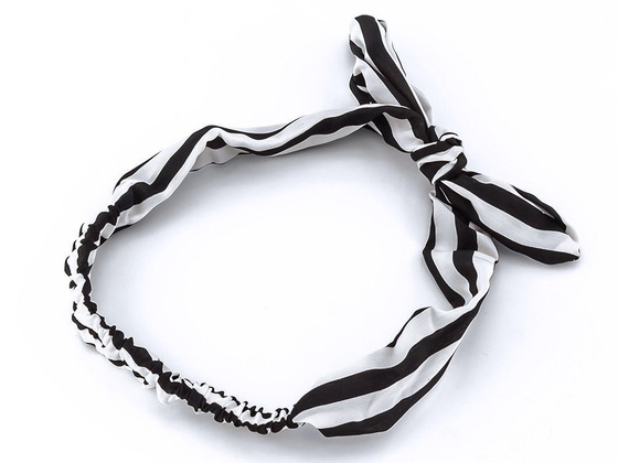 OPASKA DO WŁOSÓW na gumce PIN UP kokarda paski